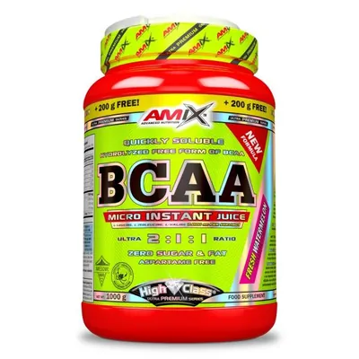 Амінокислоти Amix Nutrition BCAA Micro Instant Juice ананас 800 г + 200 г