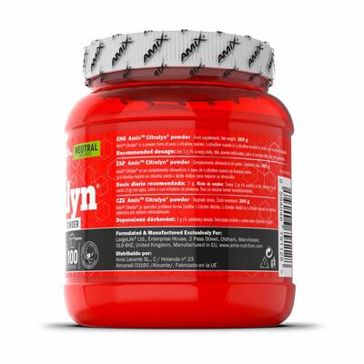 Цитруллин малат Amix Nutrition CitruLyn 3000 мг без вкуса, 300 г
