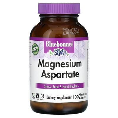Магний аспартат Bluebonnet Nutrition Magnesium Aspartate 200 мг, 100 растительных капсул