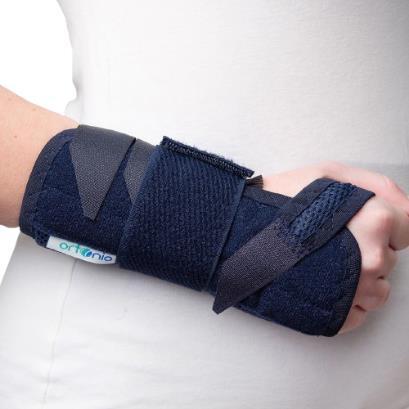 Ортез для іммобілізації зап'ястка Ortonia WristFix колір синій, правий, розмір XL