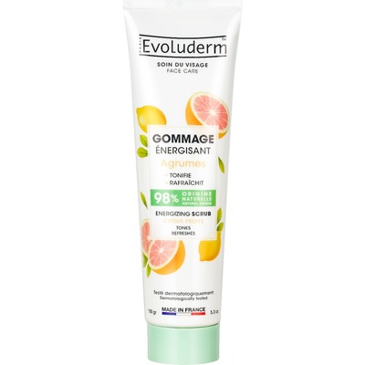 Скраб для обличчя Evoluderm стимулюючий з цитрусами, 150 г