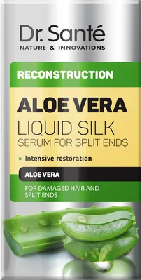Рідкий шовк Dr.Sante Aloe Vera для посічених кінчиків волосся, 30 мл