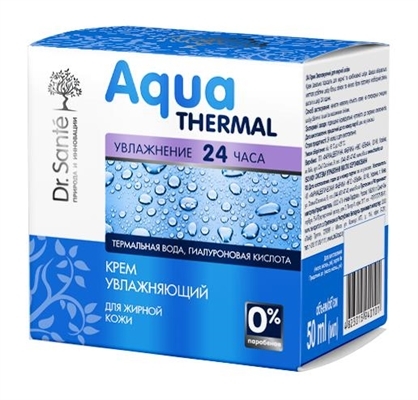 Крем для лица Dr.Sante Aqua Thermal увлажняющий для жирной кожи, 50 мл