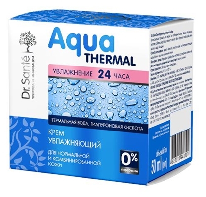 Крем для лица Dr.Sante Aqua Thermal увлажняющий для нормальной и комбинированной кожи, 50 мл