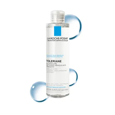 Міцелярний розчин La Roche-Posay Toleriane для чутливої шкіри обличчя, 200 мл