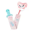 Ланцюжок для пустушки Canpol babies Exotic Animals, рожевий, 51/023_pin