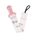 Ланцюжок для пустушки Canpol babies Bonjour Paris, рожевий, 51/026_pin