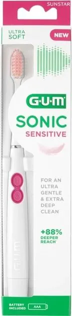 Електрична зубна щітка GUM Sonic Sensitive