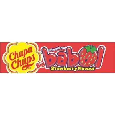Жувальна гумка Chupa Chups Big Babol полуниця, 27,6 г