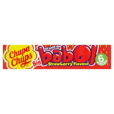 Жувальна гумка Chupa Chups Big Babol полуниця, 27,6 г