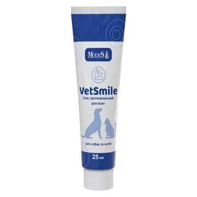 Ветсмайл ModeS VetSmile гель протизапальний для ясен для котів і собак, 25 мл