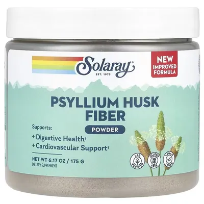 Псилліум (лушпиння насіння подорожника) Solaray Psyllium Husk Powder, 175 г