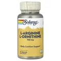 L-Аргінін L-Орнітин Solaray L-Arginin L-Ornithin 750 мг вег. капсули №50