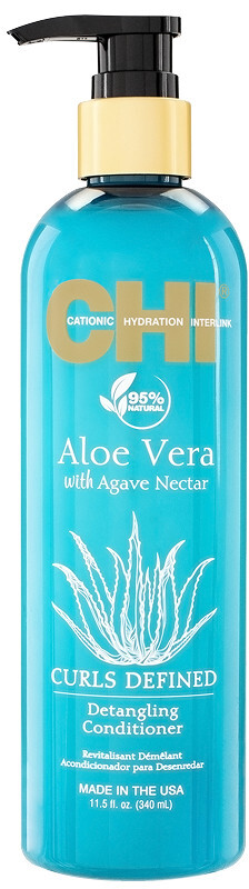 Кондиционер CHI Aloe Vera Curls Defined для вьющихся волос с алоэ вера, 340 мл
