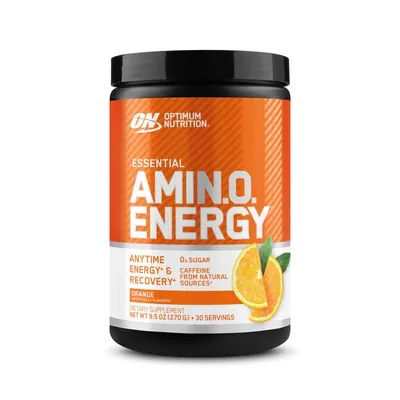Амінокислота Optimum Nutrition Essential Amin.o. Energy, охолоджуючий апельсин, 30 порцій