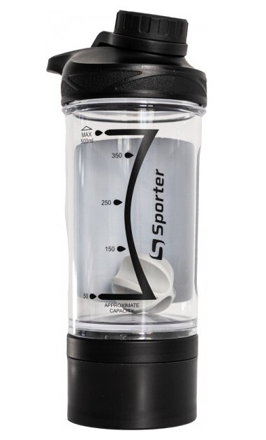 Шейкер Sporter Shaker 9022 чорний, 500 мл