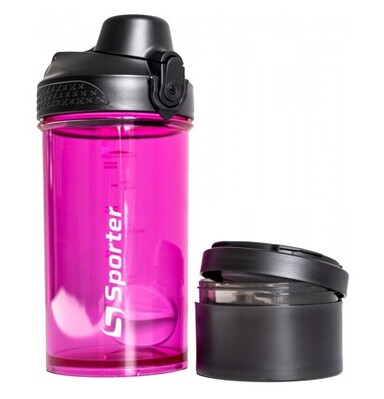 Шейкер Sporter Shaker 1109 малиновый, 500 мл