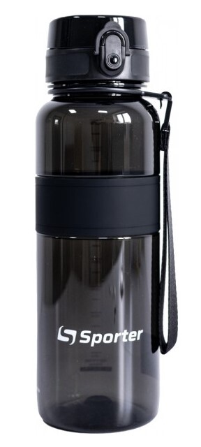 Бутылка для воды Sporter 5031 черная, 1000 мл