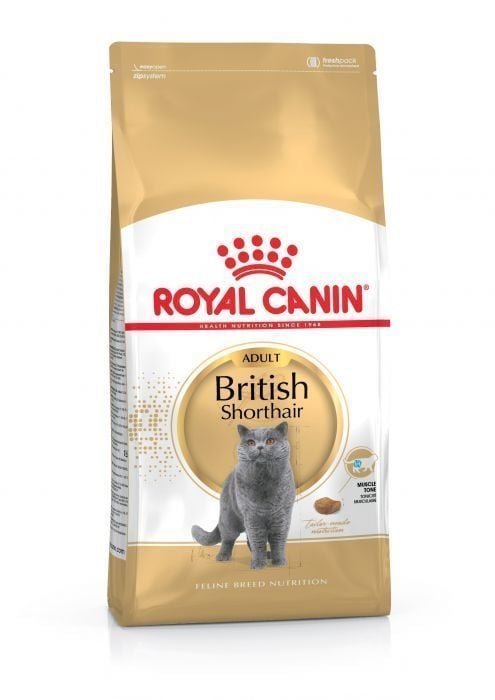 Корм сухой для кошек Royal Canin British Shorthair Adult породы британская короткошерстная от 12 месяцев, 2 кг