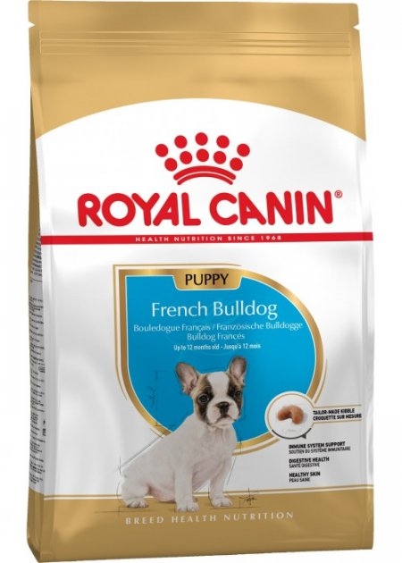 Корм сухой для щенков Royal Canin French Bulldog Puppy породы французский бульдог до 12 месяцев, 1 кг