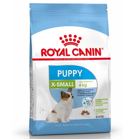 Корм сухой для собак Royal Canin X-Small Puppy мелких пород весом до 4 кг, до 10 месяцев, 500 г