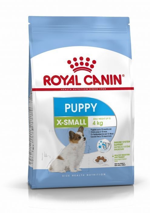 Корм сухой для собак Royal Canin X-Small Puppy мелких пород весом до 4 кг, до 10 месяцев, 1,5 кг