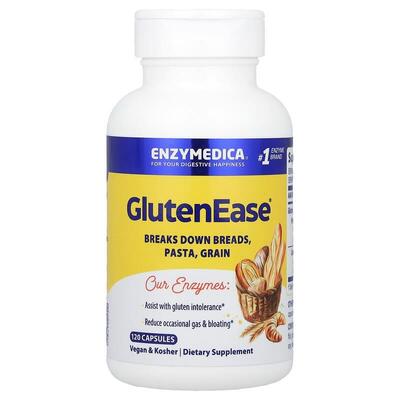 Пищеварительные ферменты Enzymedica GlutenEase, 120 капсул