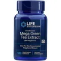 Екстракт зеленого чаю Life Extension Decaffeinated Mega Green Tea Extract, 100 веганських капсул