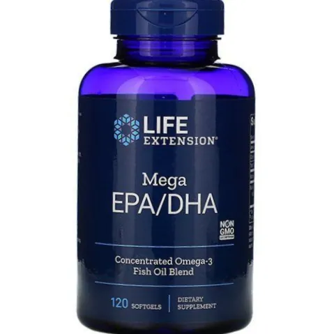 Риб'ячий жир Life Extension Mega EPA/DHA, 120 гелевих капсул