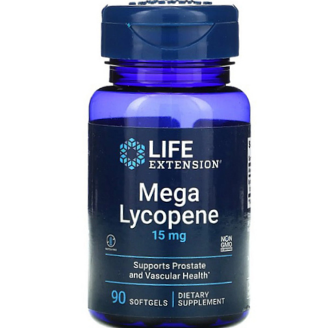 Ликопин Life Extension Mega Lycopene 15, 90 гелевых капсул