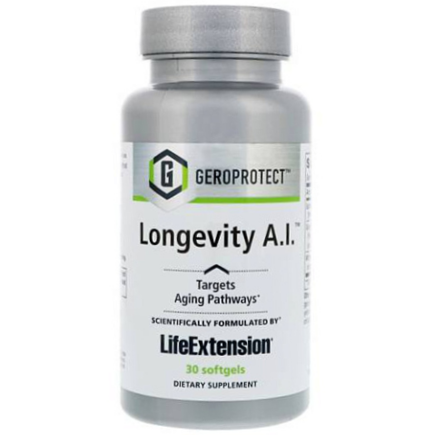 Формула долголетия Life Extension Geroprotect Longevity A.I., 30 гелевых капсул