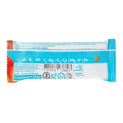 Батончик Shoud'e KidSnack енергетичний Абрикос, 30 г