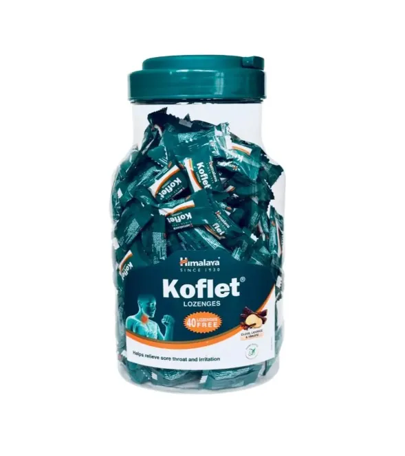 Кофлет Himalaya Koflet при кашлі льодяники №200 у бан. пласт.