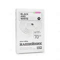 Нашийник для великих порід собак Vitomax Black&White Протипаразитарний, 70 см білий