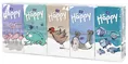 Хустинки паперові носові гігієнічні Bella Baby Happy тришарові, 9 шт х 10 уп
