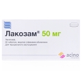 Лакозам таблетки, п/плен. обол. по 50 мг №56 (14х4)