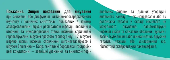 Зипрін таблетки по 500 мг №40 (10х4)