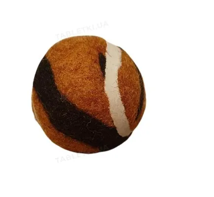 Іграшка для котів Croci 8525 М'яч Анімалія, діаметр 3,8 см