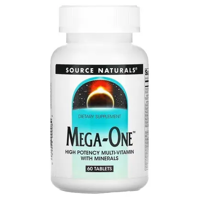 Мультивітаміни з мінералами Source Naturals Multi-Vitamin with Minerals, 60 таблеток