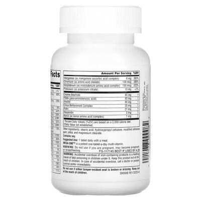 Мультивитамины с минералами Source Naturals Multi-Vitamin with Minerals, 60 таблеток