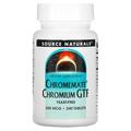 Хром Source Naturals Chromemate Chromium GTF 200 мкг, 240 таблеток
