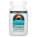 Хром пиколинат Source Naturals Chromium Picolinate 200 мкг, 240 таблеток