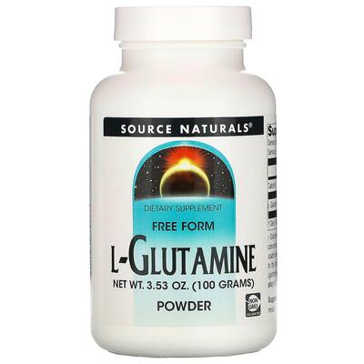 Глутамін Source Naturals L-Glutamine порошок, 100 г