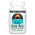 Альфа-липоевая кислота Source Naturals Alpha Lipoic Acid 100 мг, 120 таблеток
