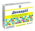 Деквадол таблетки д/розсмок. зі смак. лимон. №36 (12х3)