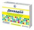 Деквадол таблетки д/розсмок. зі смак. лимон. №36 (12х3)