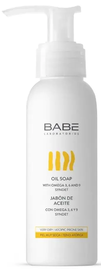 Мило для душу Babe Laboratorios на основі олій з формулою без води та лугів, travel size, 100 мл