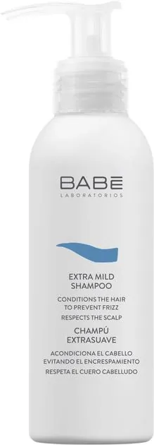 Шампунь Babe Laboratorios м'який для всіх типів волосся, тревел формат, 100 мл