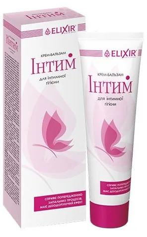 Крем-бальзам Elixir Інтим для інтимної гігієни, 100 мл