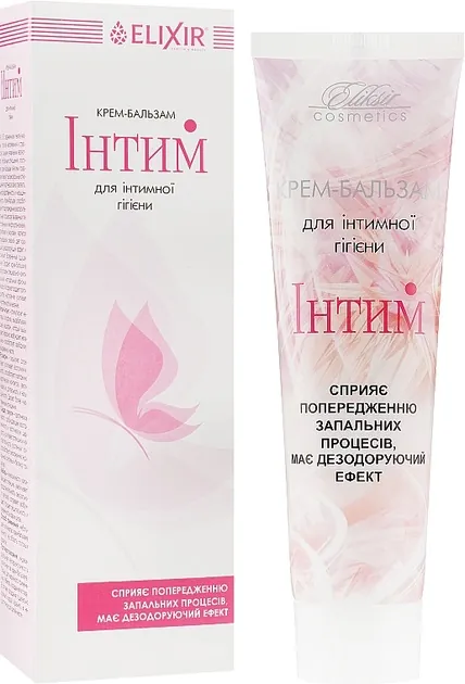 Крем-бальзам Elixir Інтим для інтимної гігієни, 100 мл